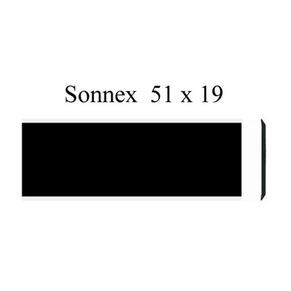 Klingelschild-mit-gravur-Sonnex-51-x-19-mm-Alu-eloxiert-schwarz-poliert